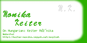 monika keiter business card